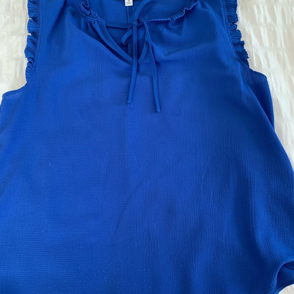 L Love Blue Ruffle Rank - Picture 9 of 16
